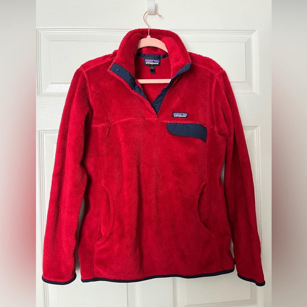 Red/Navy Patagonia Pullover